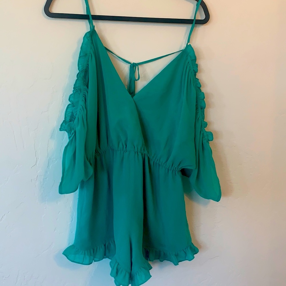 Turquoise Romper